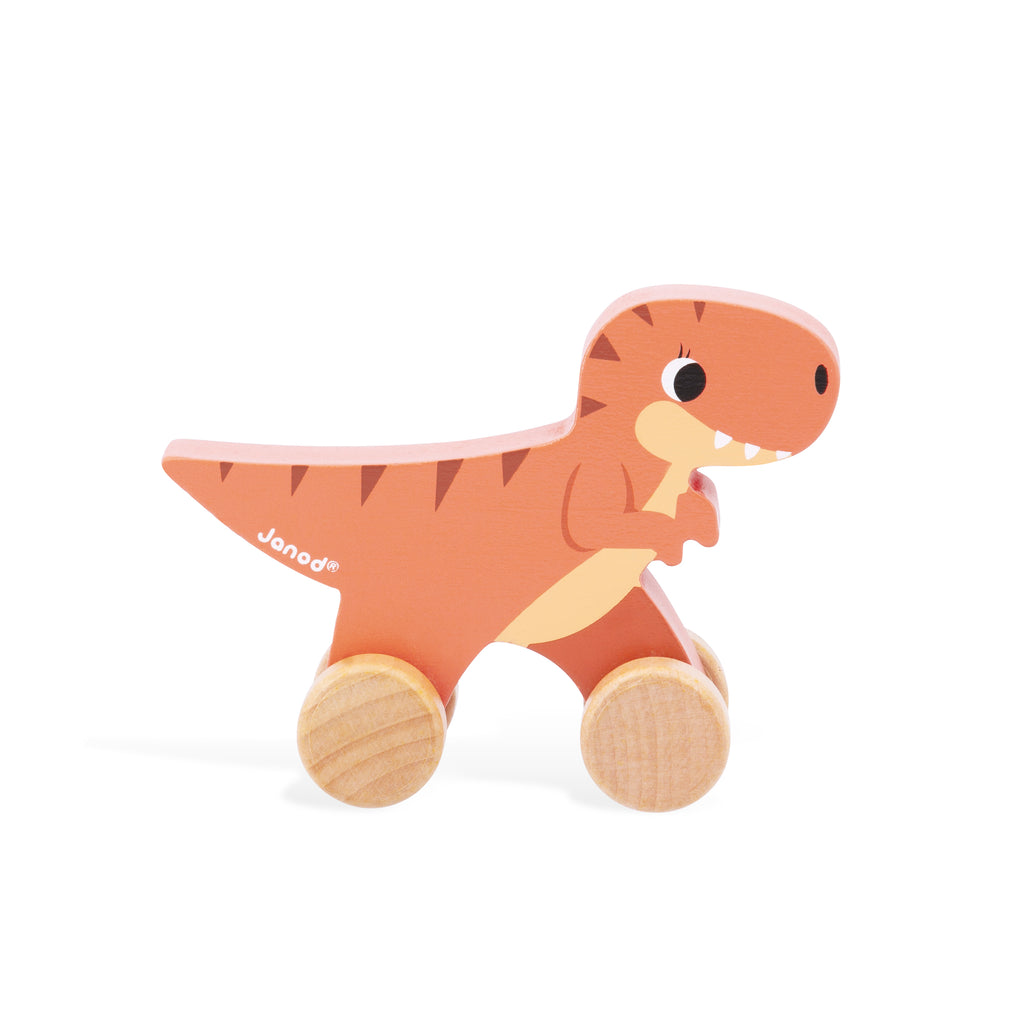 Push Along Dinos Toy by Janod | Cotton Planet