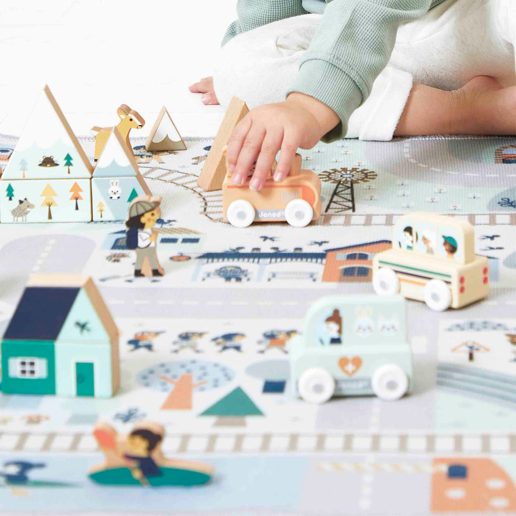 Winter Adventure World Play Mat by Janod | Cotton Planet
