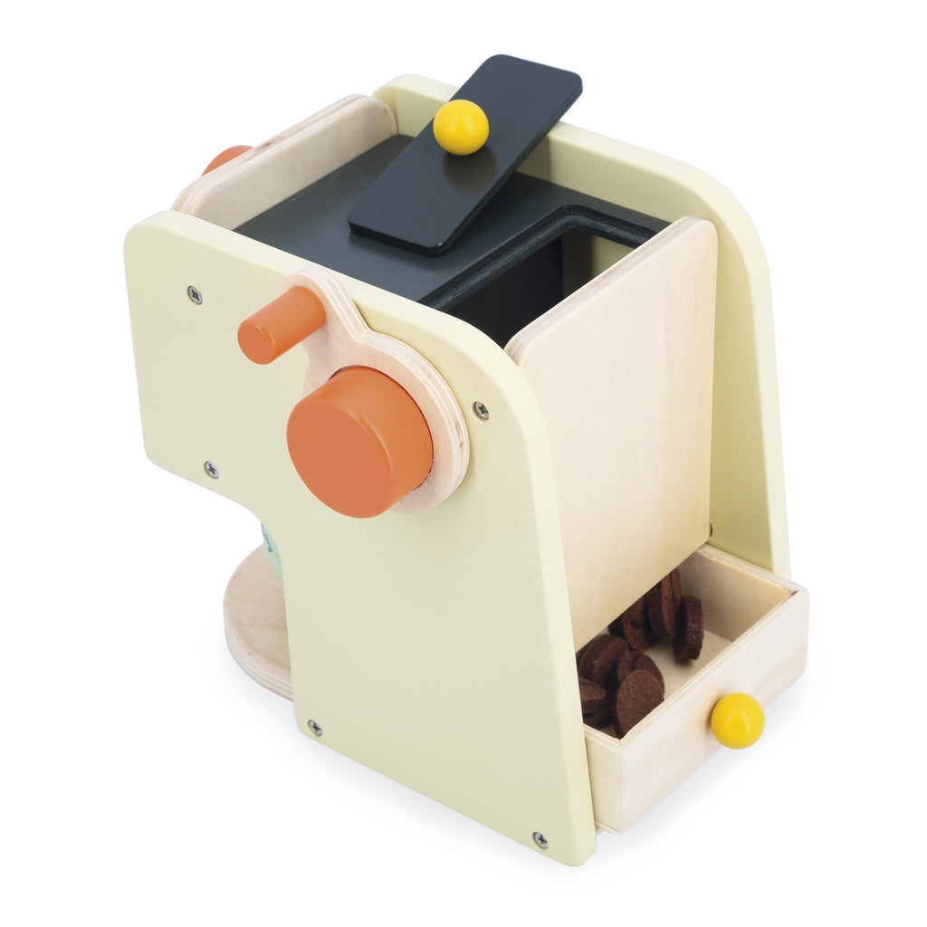 Wooden Coffee Machine Play Set by Janod | Cotton Planet