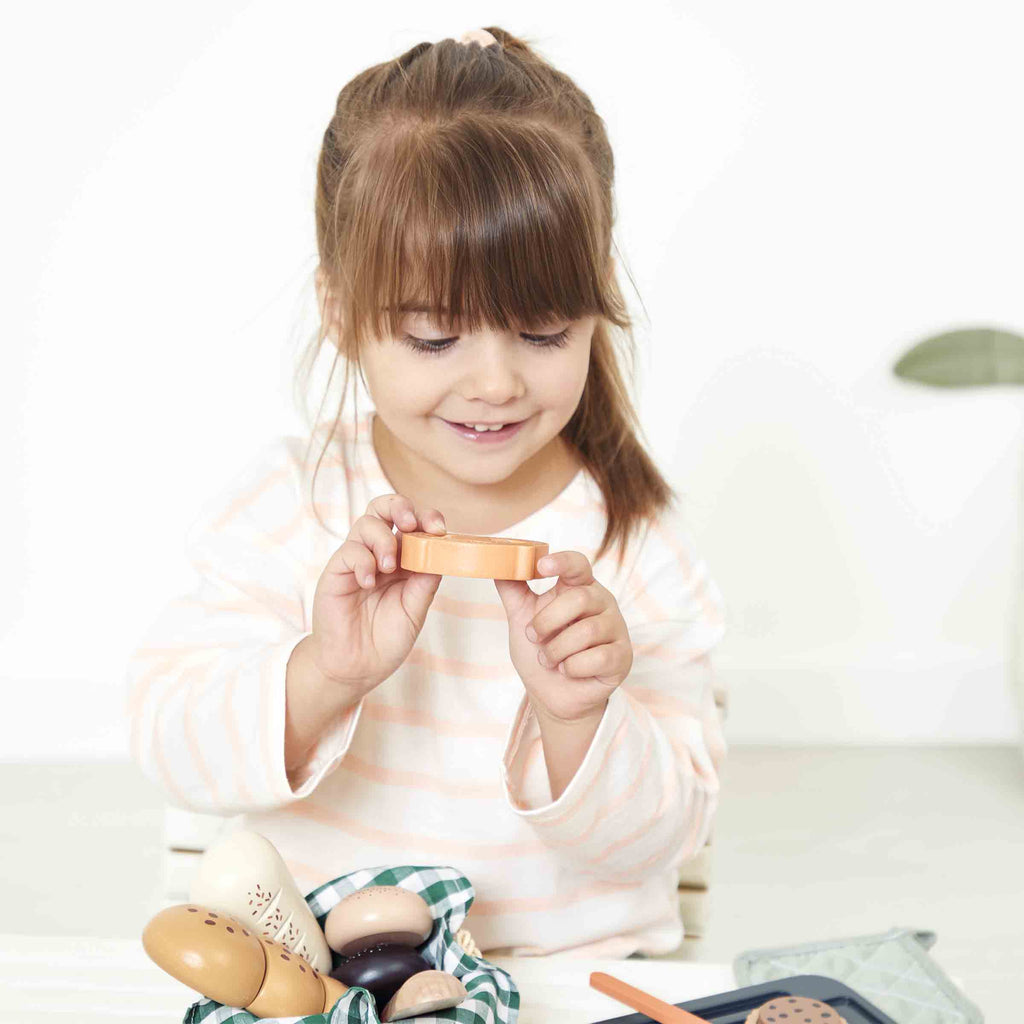 Wooden Bakery Basket Playset by Janod | Cotton Planet