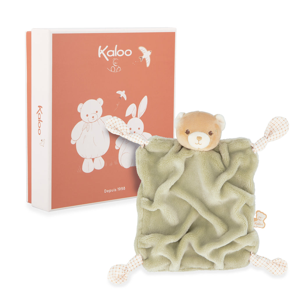 Green Bear Comforter by Kaloo | Cotton Planet