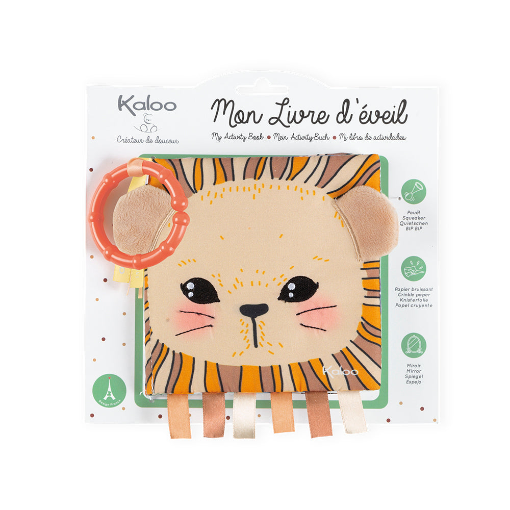 Activity Picture Book The Curious Lion by Kaloo | Cotton Planet