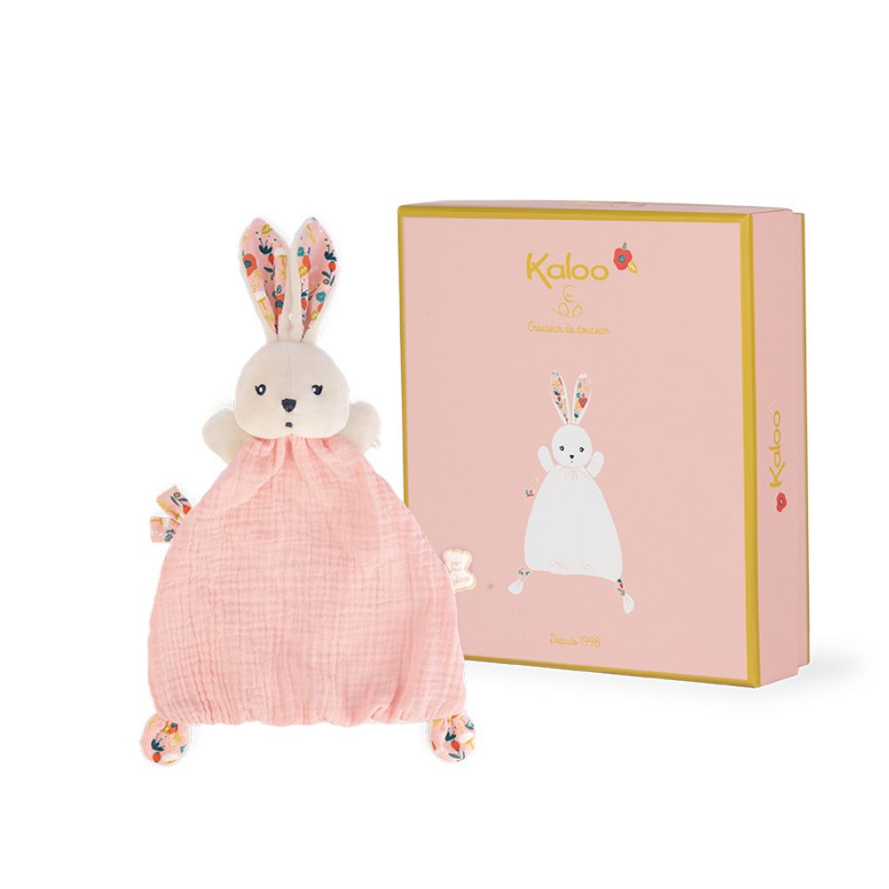Baby Comforter Rabbit by Kaloo in Pink | Cotton Planet