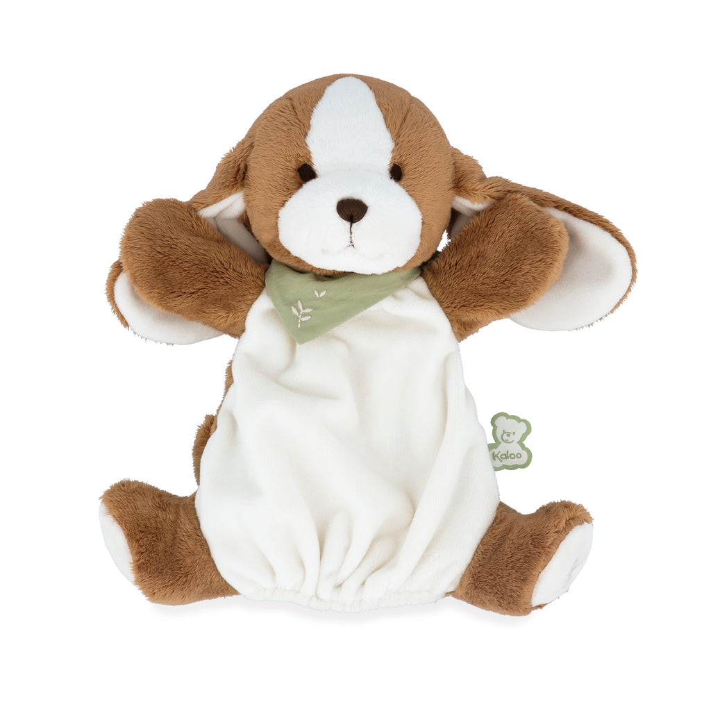 Tiramisu Dog Puppet Toy by Kaloo | Cotton Planet