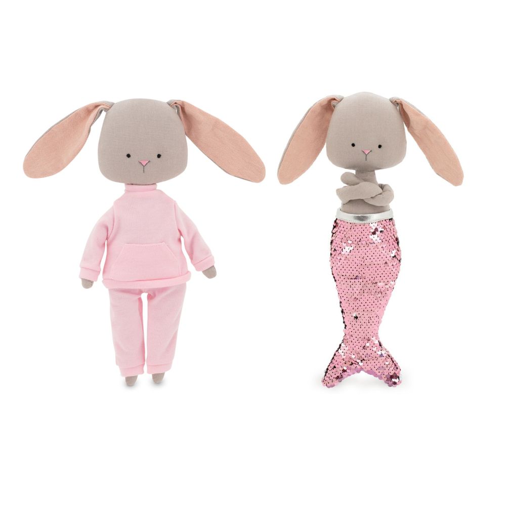 Lucy the Bunny + Bonus Mermaid Tail Orange Toys