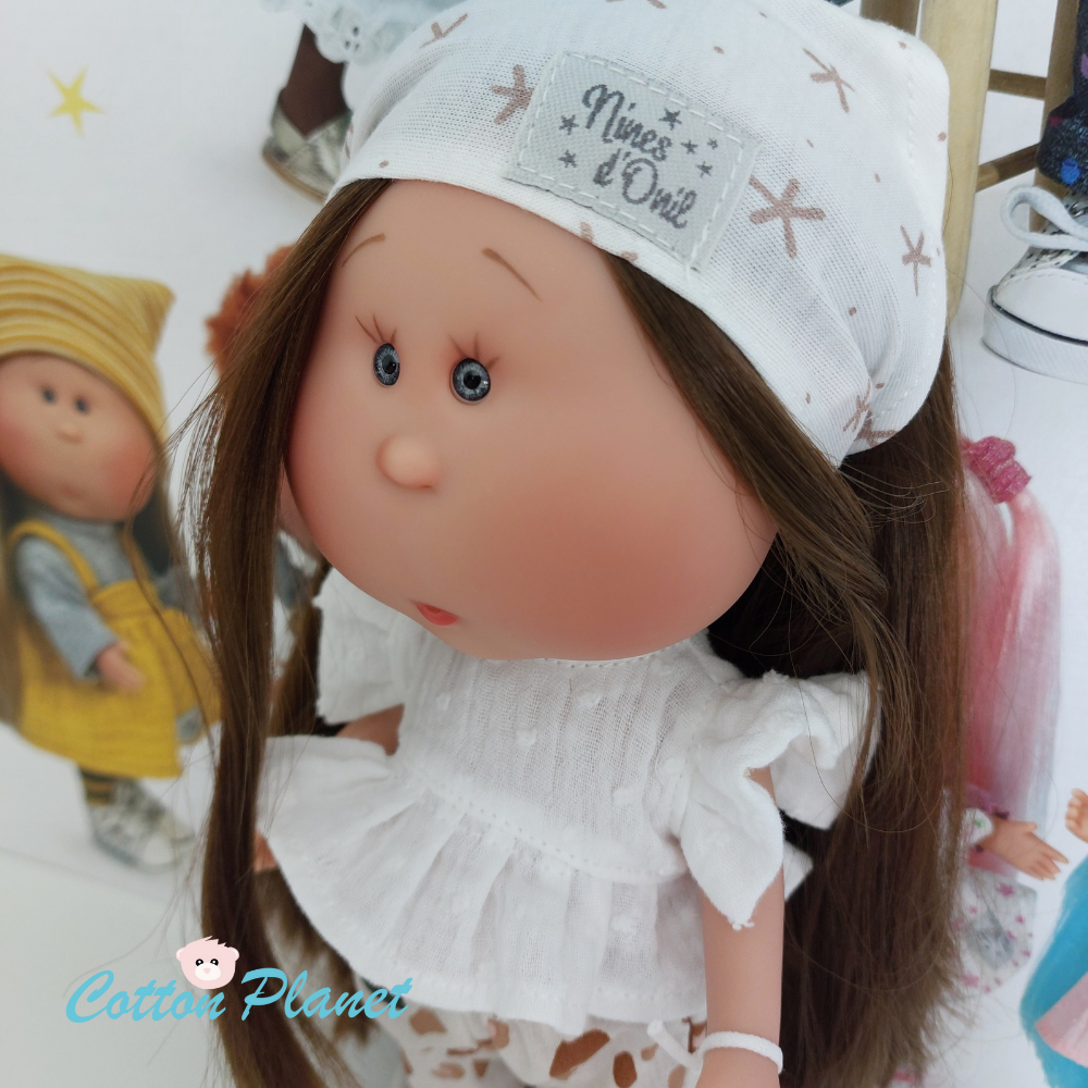 Mia Pet Doll with Long Brown Hair and Puppy | cottonplanet.ie