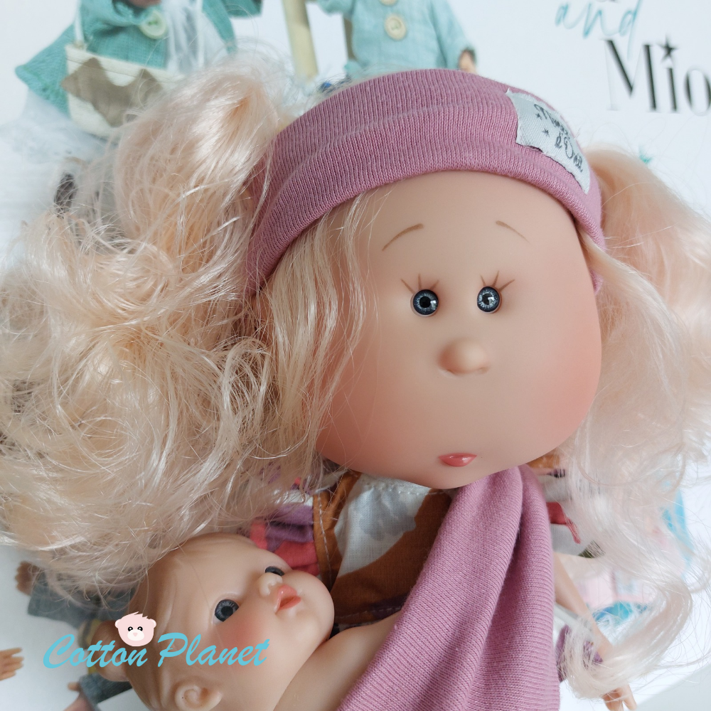 Mia Mama Doll with Blonde Hair and Baby - cottonplanet.ie