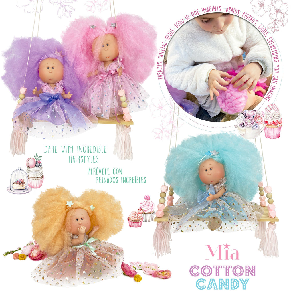 Mia Cotton Candy Pink Doll