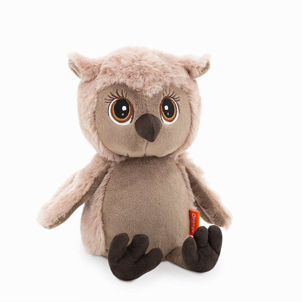 Brown Owl Plush Toy by Orange Toys | Cotton Planet