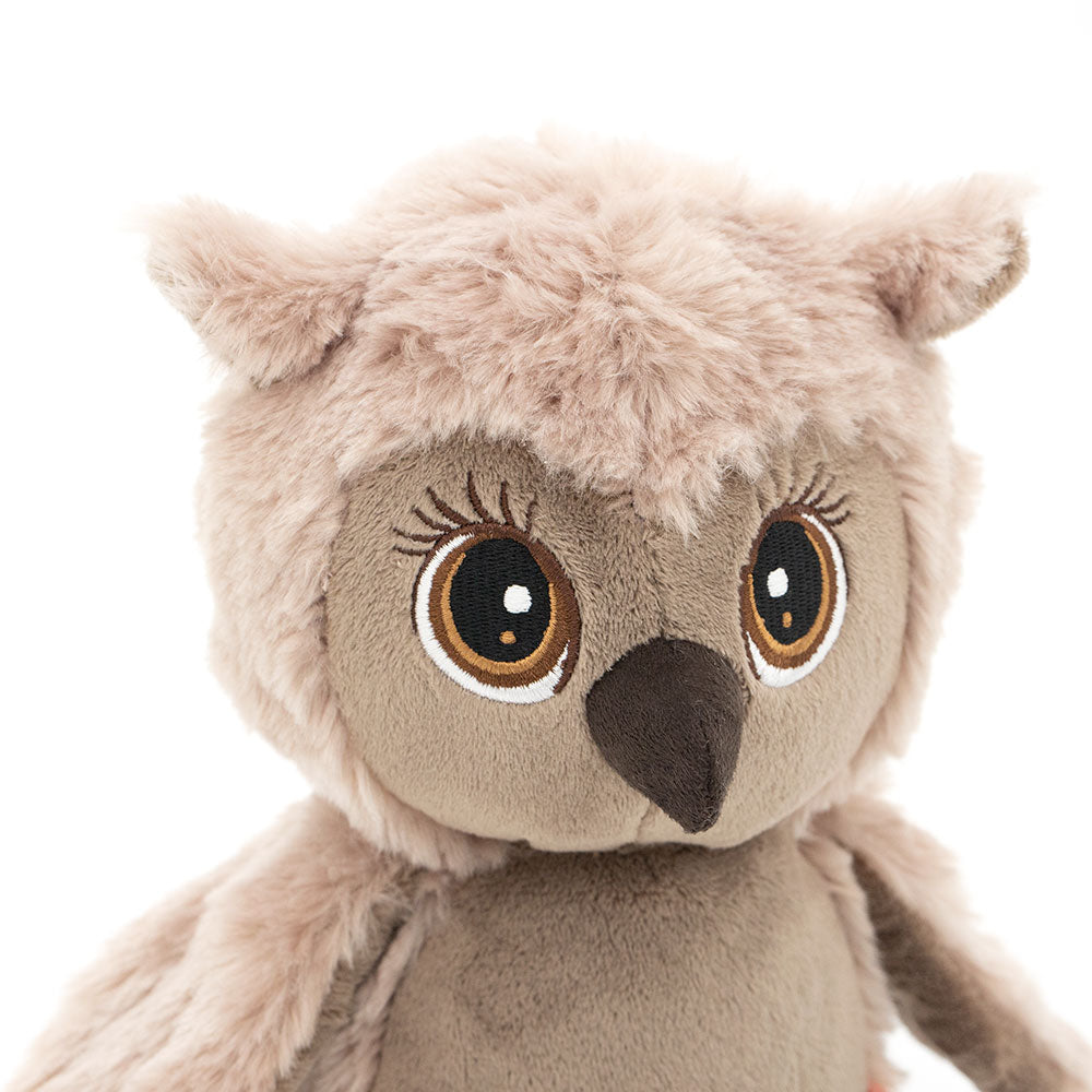 Brown Owl Plush Toy by Orange Toys | Cotton Planet
