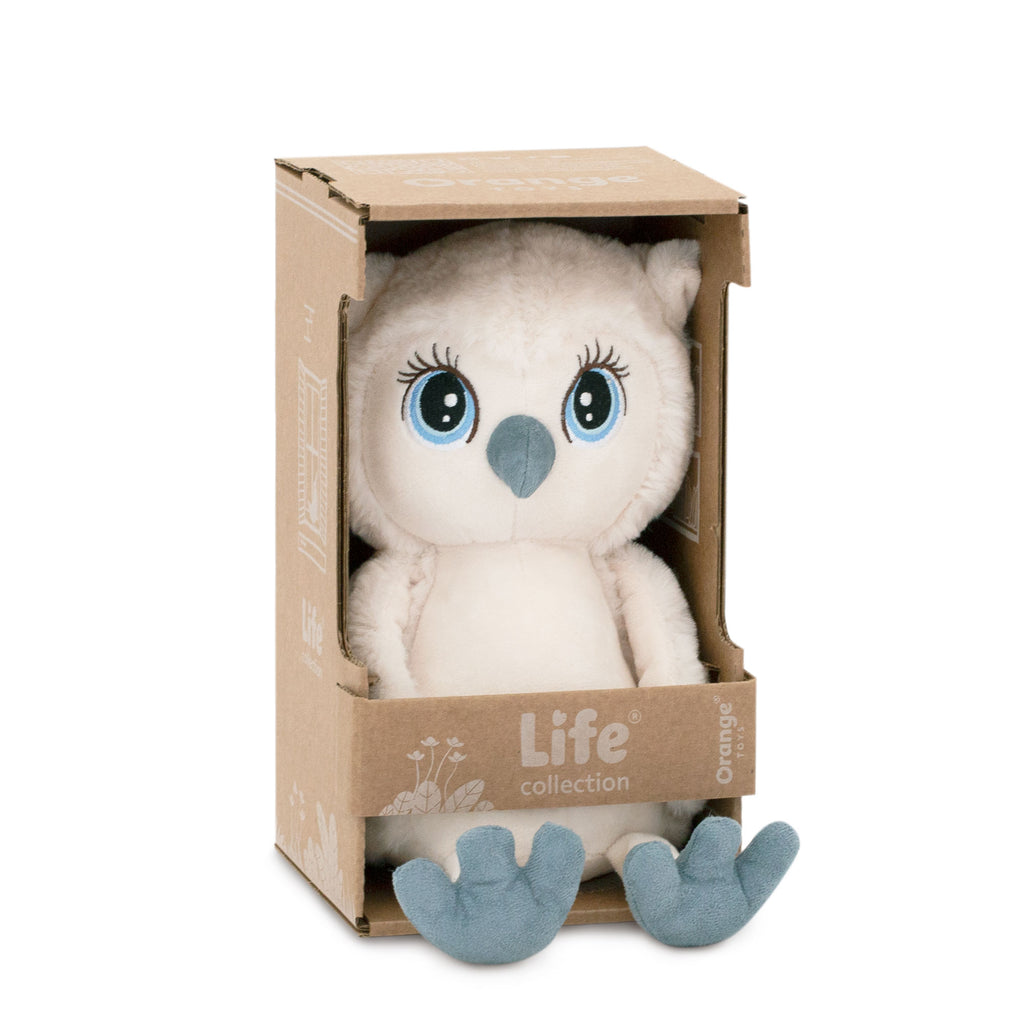 White Owl Plush Toy by Orange Toys | Cotton Planet