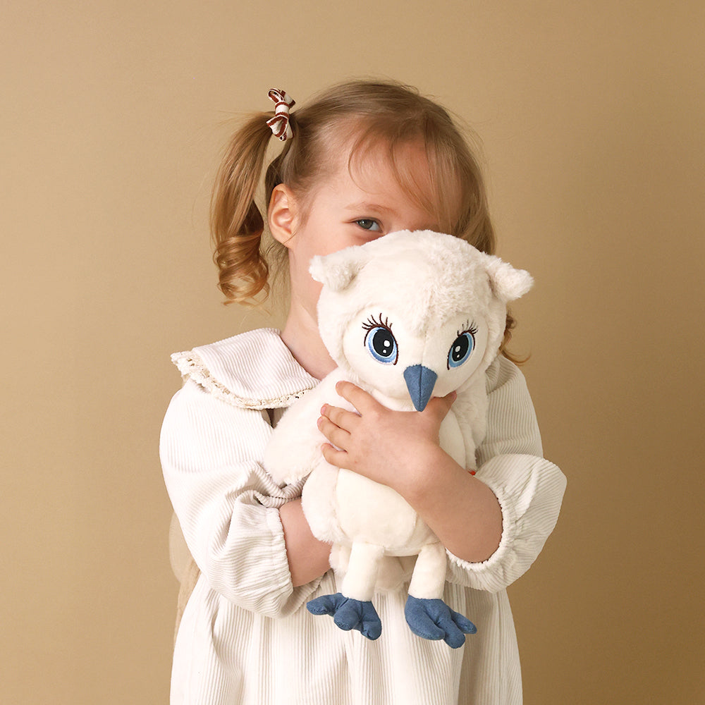 White Owl Plush Toy by Orange Toys | Cotton Planet