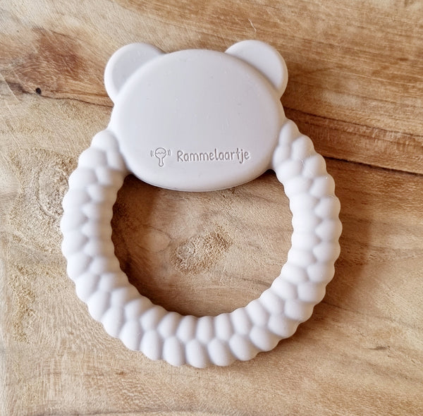 Panda Bear Teether in Sand cottonplanet.ie