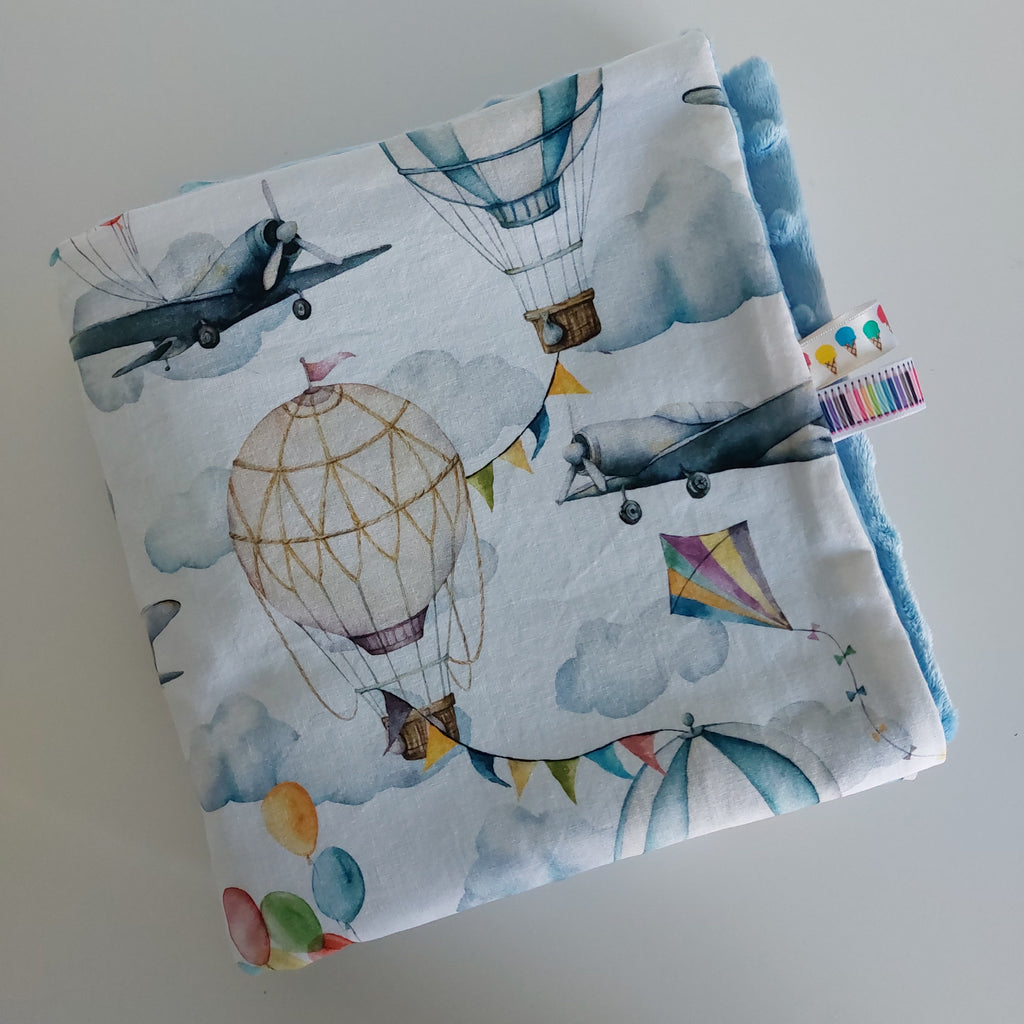 Planes & Balloons Double Sided Blanket