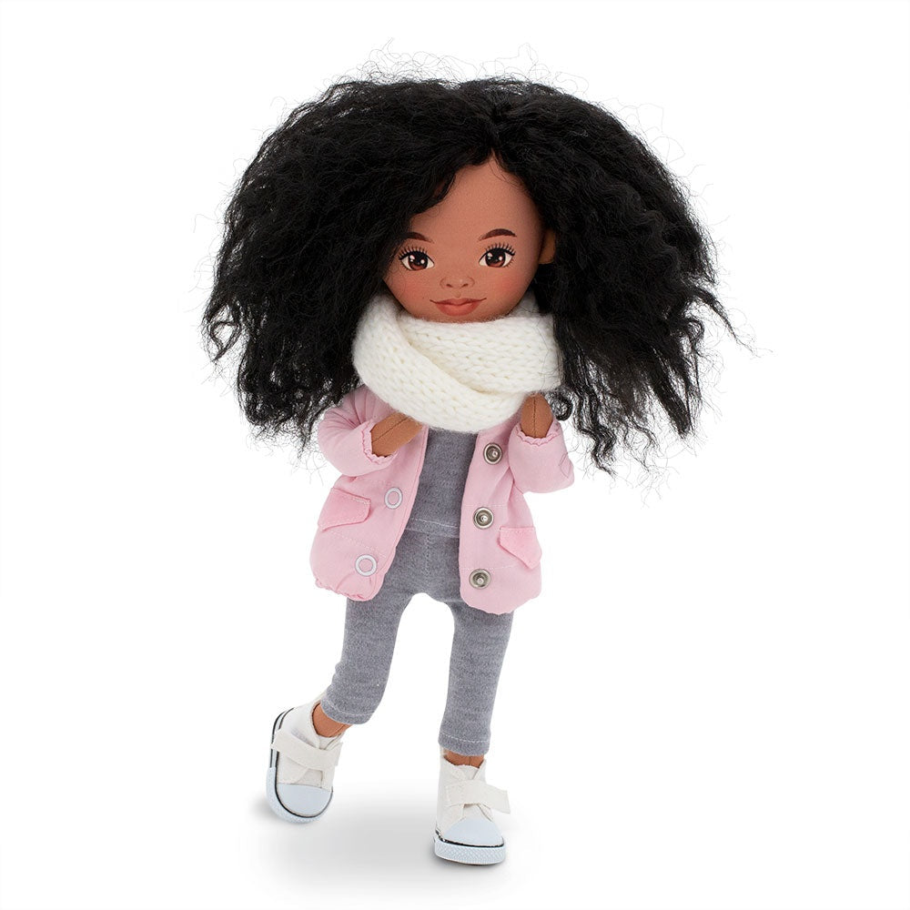 rag doll tina doll in a pink jacket cottonplanet.ie