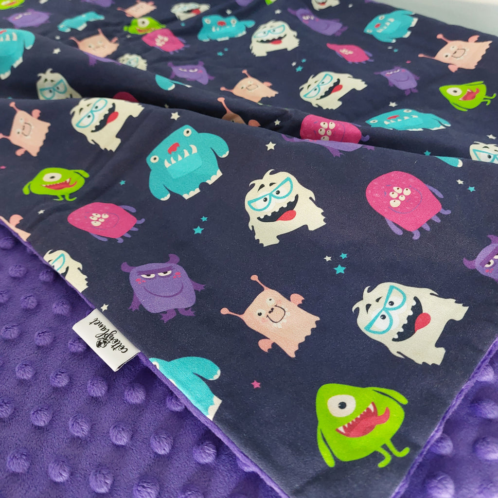 Silly Monsters Double Sided Blanket