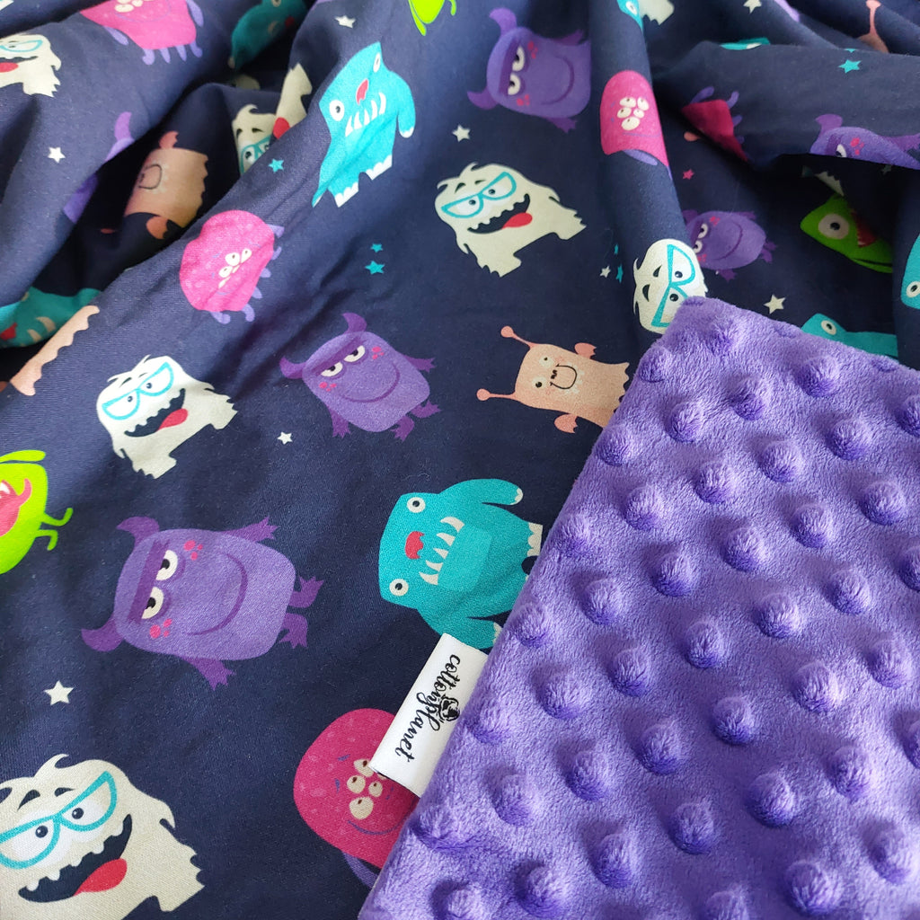 Silly Monsters Double Sided Blanket