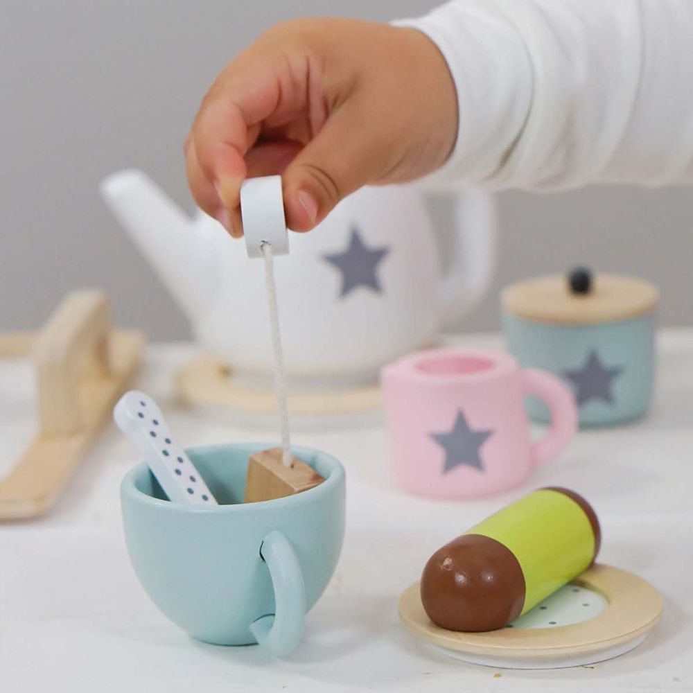 Afternoon Tea Wooden Play Set by Jabadabado | Cotton Planet