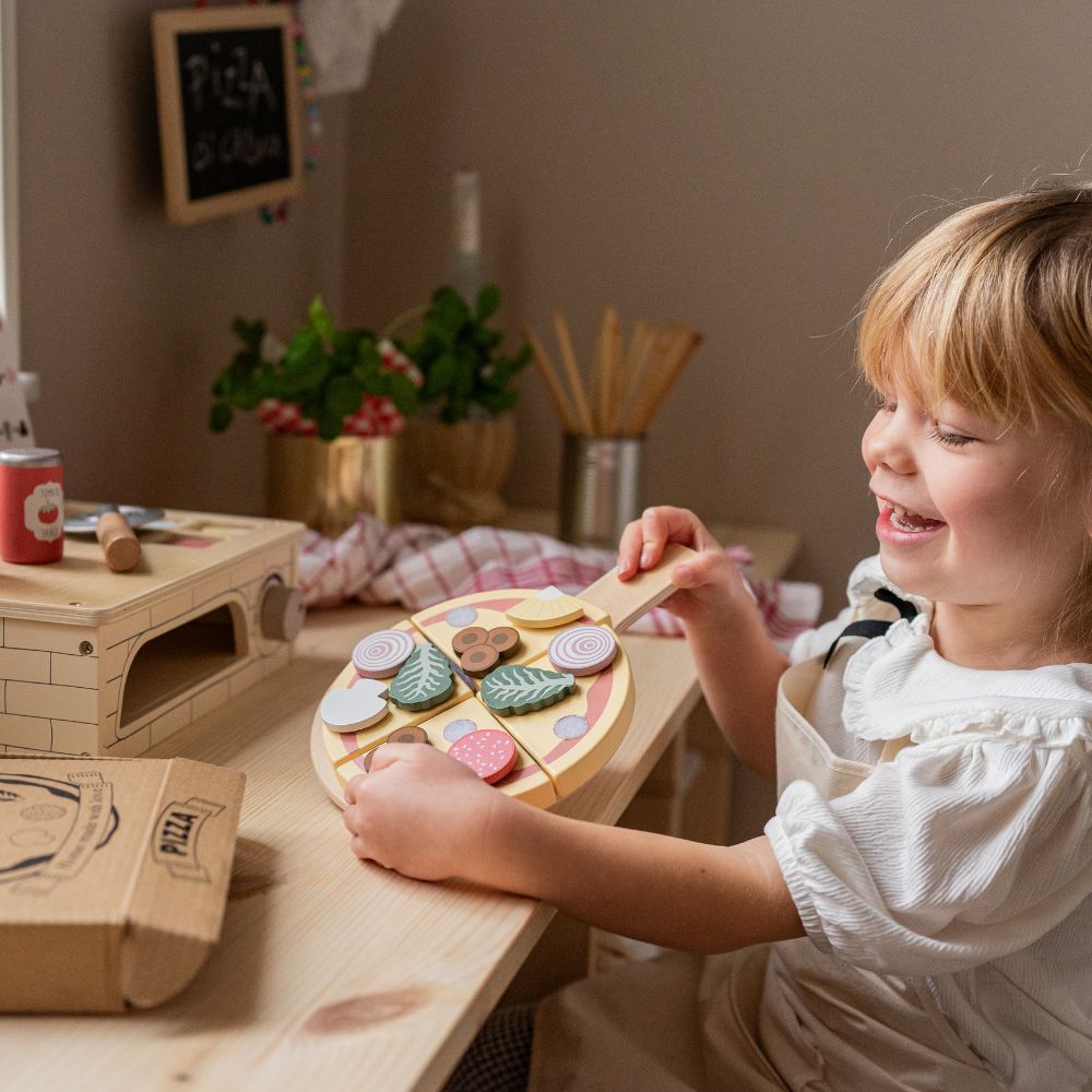 Pizza Oven Wooden Set by Jabadabado | Cotton Planet