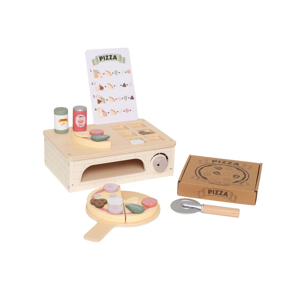 Pizza Oven Wooden Set by Jabadabado | Cotton Planet