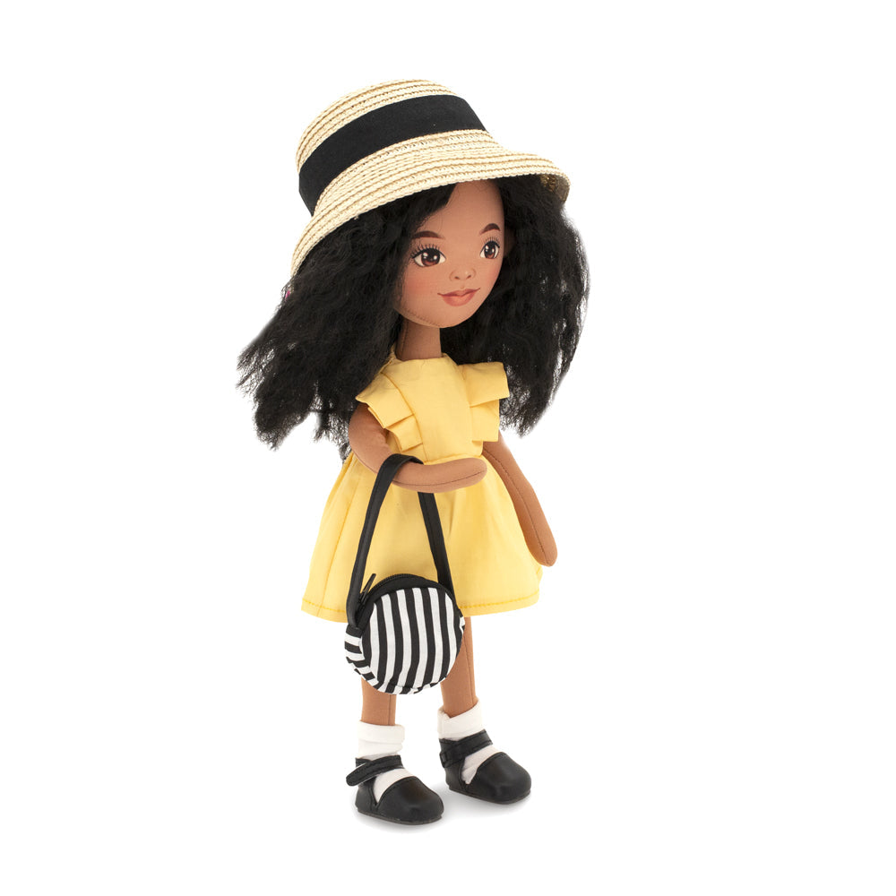 Rag Doll Tina in a Yellow Dress - cottonplanet.ie