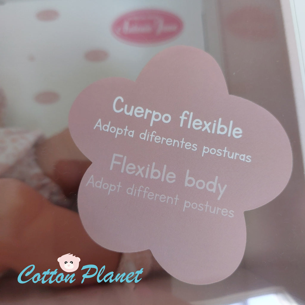 Newborn Doll with Pink Cushion by Antonio Juan | Cotton Planet