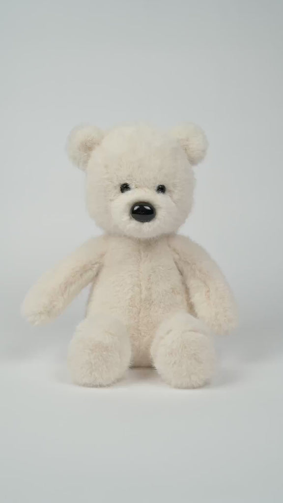 Soft White Teddy Bear 25 cm by Orange Toys | Cotton Planet