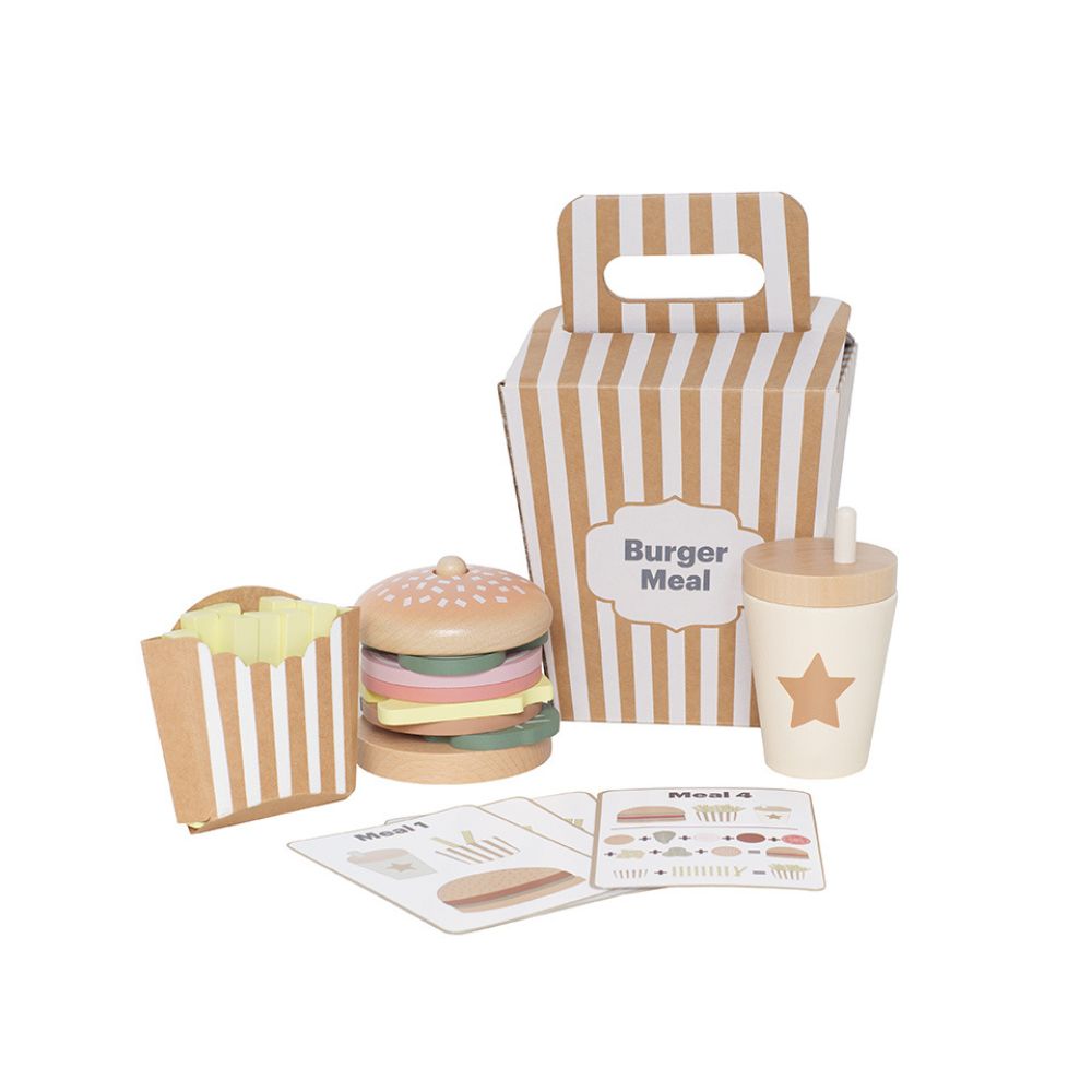 Stacking Burger Play Set by Jabadabado | Cotton Planet