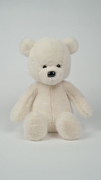 Soft White Teddy Bear 33 cm by Orange Toys | Cotton Planet