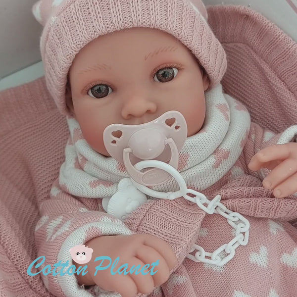 Newborn Doll with Blanket and Romper by Antonio Juan | Cotton Planet