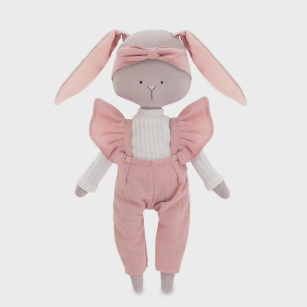 Baby Soft Toy Pink Rabbit cottonplanet.ie