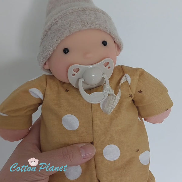 Organic Soft Doll in Mustard by Antonio Juan | Cotton Planet