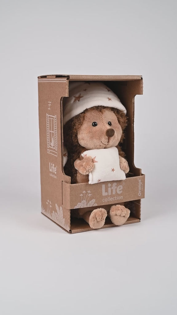 Hedgehog with the Pillow Plush Toy by Orange Toys | Cotton Planet