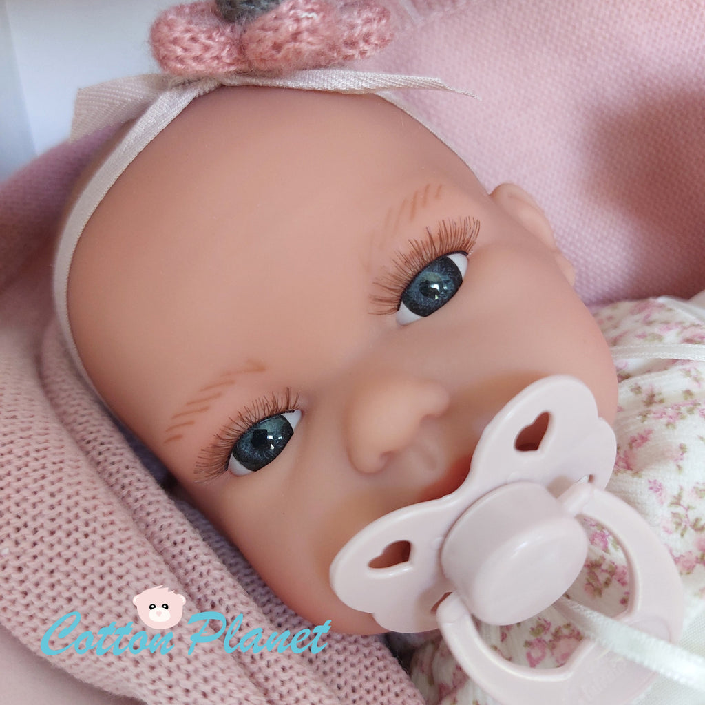 Newborn Doll with Blanket and Headband by Antonio Juan | Cotton Planet