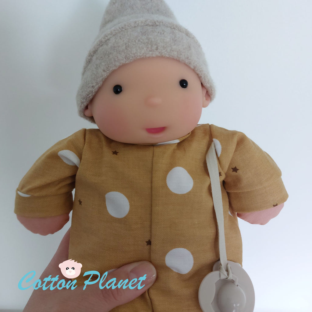 Organic Soft Doll in Mustard by Antonio Juan | Cotton Planet
