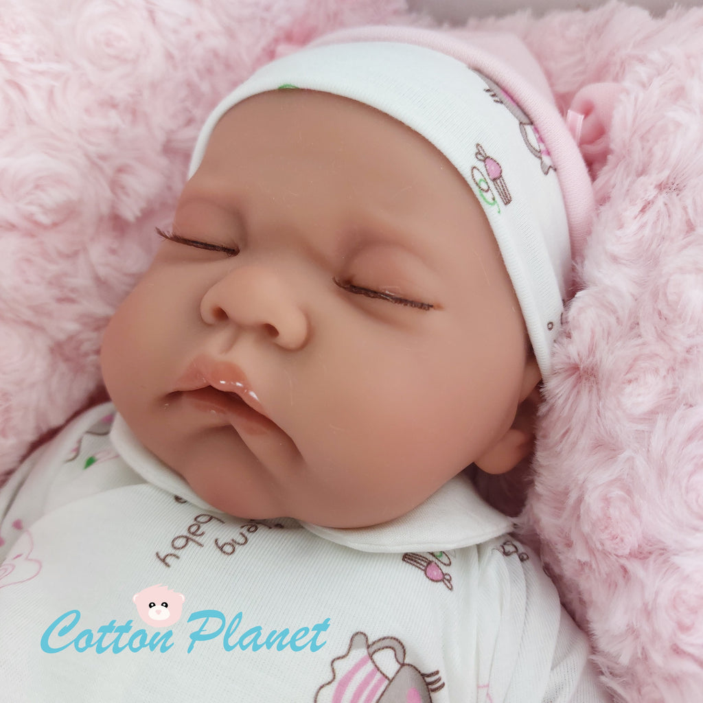 Newborn Doll Sleeping on a Pillow by Antonio Juan | Cotton Planet