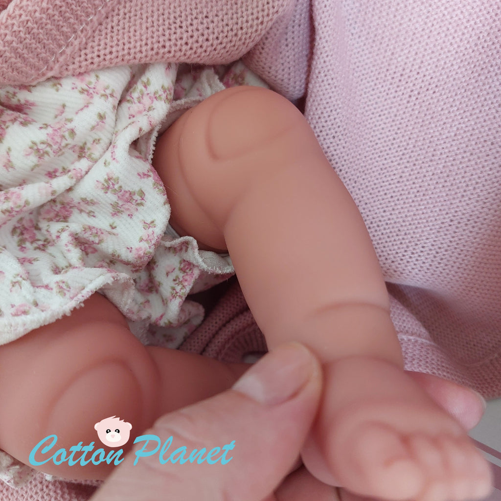 Newborn Doll with Blanket and Headband by Antonio Juan | Cotton Planet