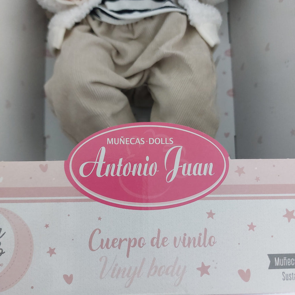 Newborn Doll with Emoji Cushion by Antonio Juan | Cotton Planet