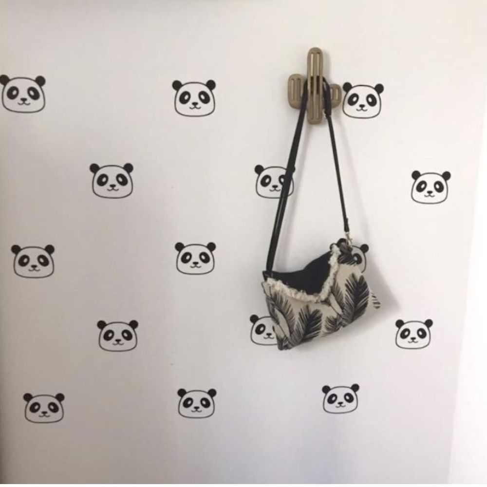 Wall Stickers Black Pandas | Cotton Planet