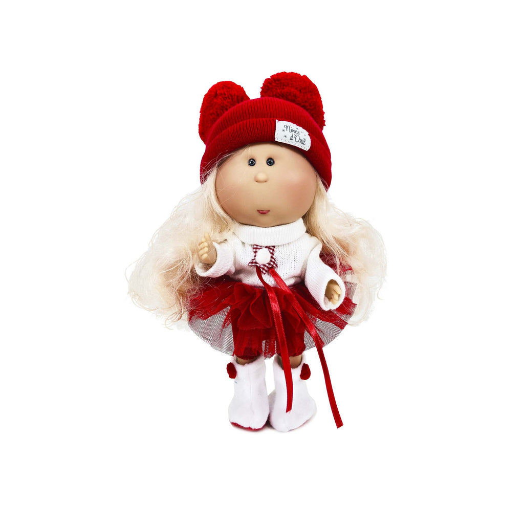 Mia Blonde Christmas Doll cottonplanet.ie